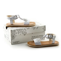 Sandały dziewczęce Clarks Finch skórzane białe w gwiazdki r. 28