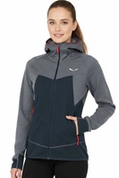 Bluza damska Salewa Puez Hybrid sportowa trekkingowa granatowa