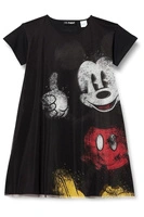 Sukienka dziewczęca Desigual OK Mickey czarna tiulowa r. 98