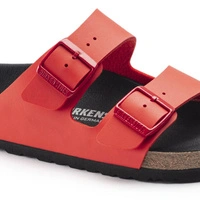Klapki damskie Birkenstock Arizona BS birko-flor czerwony r. 37