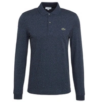 Koszulka męska Lacoste Polo niebieska o dopasowanym kroju r. XS