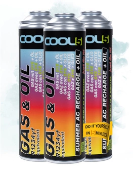Zestaw czynnik 3x 2w1 do klimatyzacji Cool5 zamiennik R1234yf