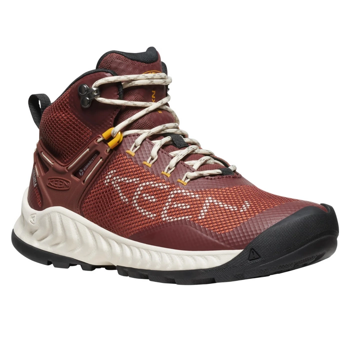 Buty trekkingowe damskie Keen Nxis Evo Wp Mid wodoodporne czerwone r. 35,5