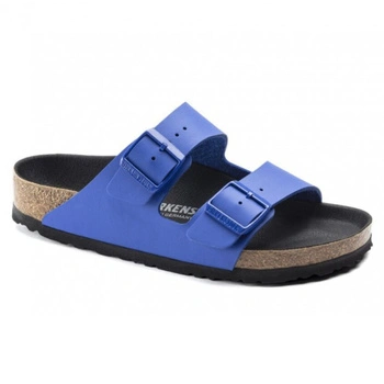 Klapki męskie Birkenstock Arizona BS birko-flor niebieskie r. 43