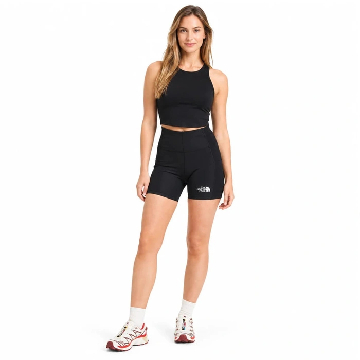 Spodenki treningowe damskie The North Face W Perf Rib Short kolarki r. L