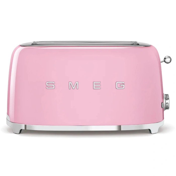 Toster na 4 kromki Smeg TSF02PKEU pastelowy róż50's Style