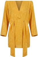 Sukienka damska Zara żółta elegancki fason kimono r. M
