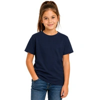 Koszulka dziecięca Fruit of the Loom granatowy t-shirt r. 164