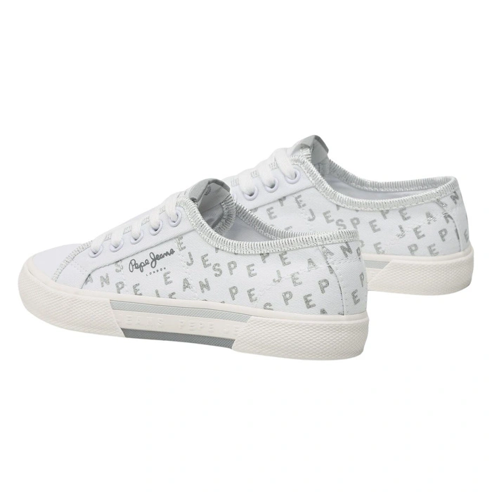 Buty dziecięce Pepe Jeans Brady Shine trampki białe r. 33