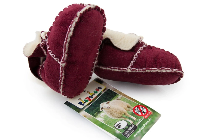 Kapcie wełniane niemowlęce Playshoes Calzature, rozmiar 16,5