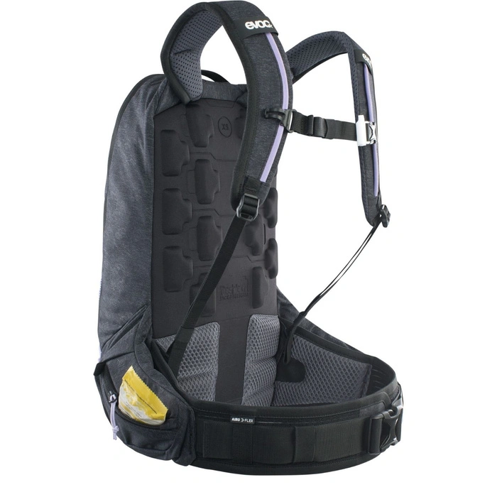 Plecak rowerowy Evoc Trail Pro 12 z ochraniaczem pleców szary r. XS
