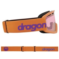 Gogle narciarskie dziecięce Dragon Lil D snowboardowe szyba S1 pomarańczowe