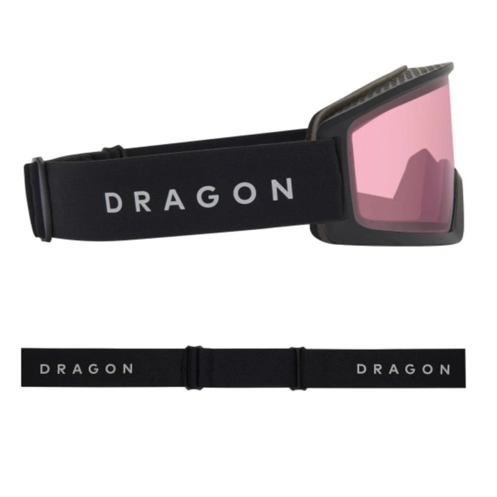Gogle narciarskie Dragon DX3 plus OTG Photochromic Rose snowboardowe cat. S1-S3