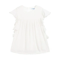 Bluzka dziewczęca MAYORAL Ivory Blouse ecru elegancka r. 157