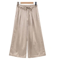 Spodnie damskie Silvian Heach satynowe culottes r. S