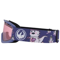 Gogle narciarskie dziecięce Dragon Lil D snowboardowe szyba S1 fioletowe