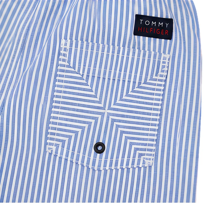 Spodenki chłopięce Tommy Hilfiger Surf szorty kąpielowe niebieskie r. 128