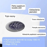 Klimator ewaporacyjny Evapolar Evapolar evaLIGHT Plus EV-1500 nawilżacz powietrza biały
