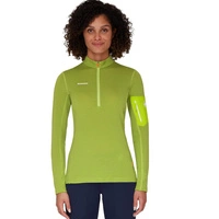 Bluza damska Mammut Aenergy ML Half Zip Pull techniczna zielona