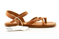 Sandały dziewczęce ZARA Kids skórzane brązowe wygodne