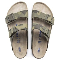 Klapki męskie Birkenstock Arizona bs regular z miękką wkładką moro r. 45