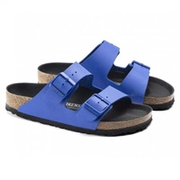 Klapki męskie Birkenstock Arizona BS birko-flor niebieskie r. 43