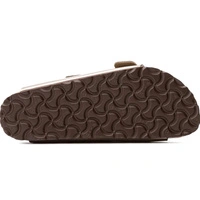 Klapki damskie Birkenstock Arizona BS skórzane metaliczne brązowe r. 36