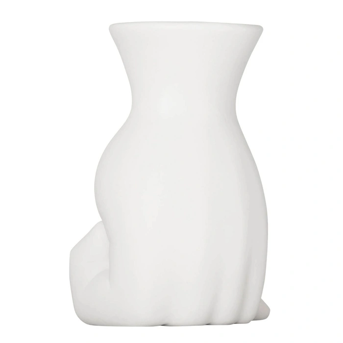 Wazon Jonathan Adler Marcel Vase biały H 15 cm