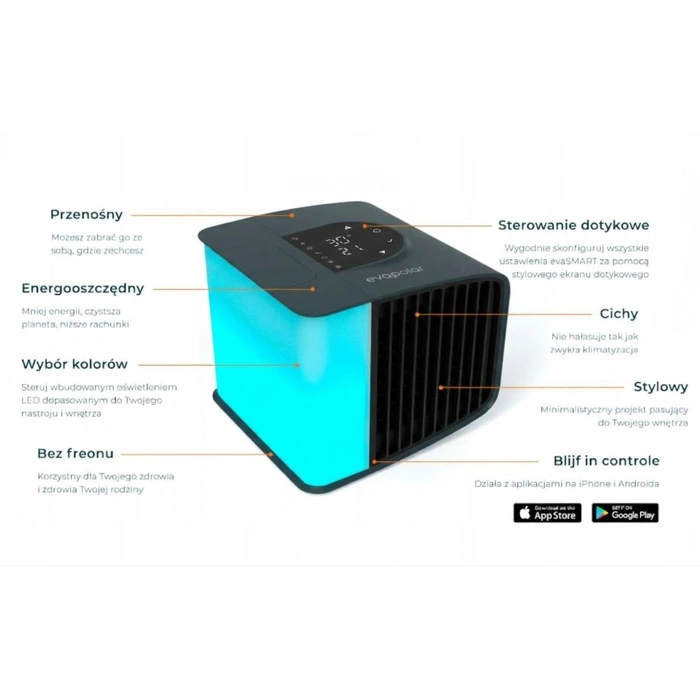 Klimator ewaporacyjny Evapolar evaSMART EV-3000 Urban Grey nawilżacz powietrza