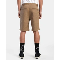 Spodenki męskie RVCA Weekend Stretch casualowe krótkie beżowe bawełniane r. W36