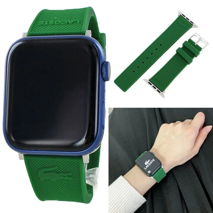 Pasek silikonowy Lacoste do zegarka Apple Watch 42/44 mm zestaw 3 szt.