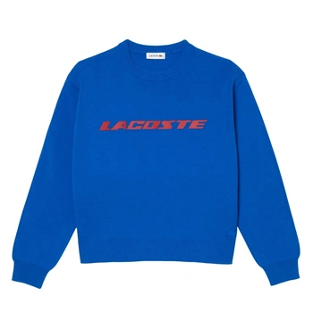 Bluza dzianinowa damska Lacoste AF2229 niebieski sweter r. XS